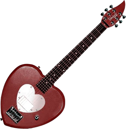 Brown Heart Guitar