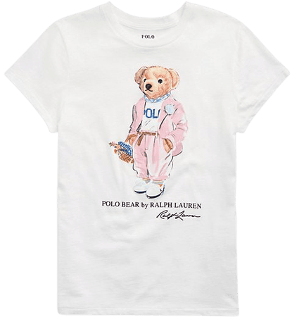 Polo Ralph Lauren Picnic Polo Bear T-Shirt | SaksFifthAvenue