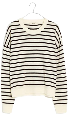 (Re)sponsible Cashmere Relaxed Sweater in Stripe