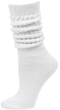 Credos Women's Extra Heavy Slouch Socks - 1 Pair - White | eBay