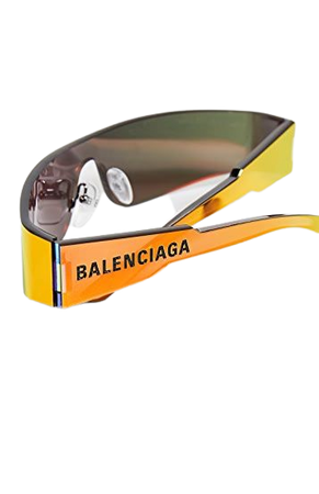 Balenciaga Mono Futuristic Sunglasses | SHOPBOP