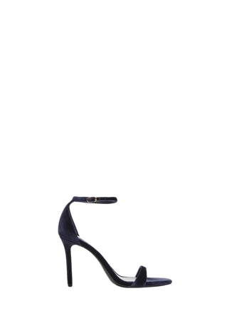 Velvet heel sandals - Women | Mango USA