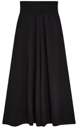 black Rukia long skirt | agnès b.