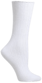 white scalloped socks