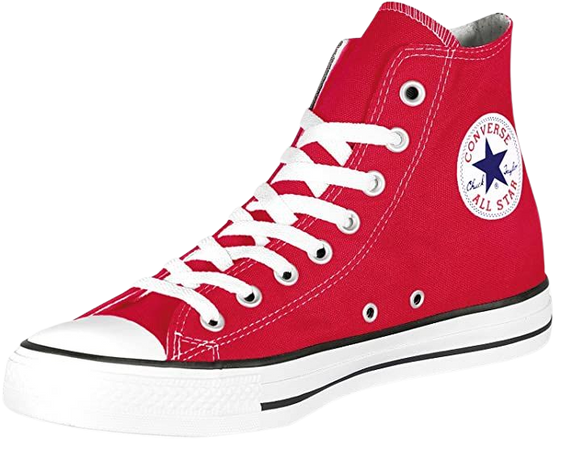 Amazon.com | Converse Mens Chuck Taylor All Star High Top, 6.5 D(M) US, Red | Fashion Sneakers
