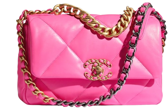 Chanel hot pink bag