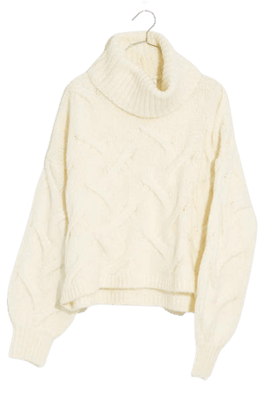 Somervell Modern Cable Turtleneck Sweater
