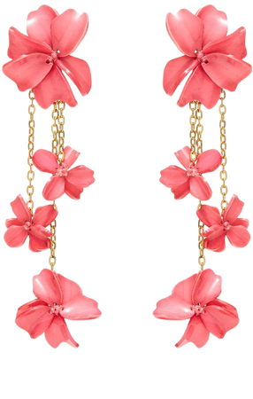 Floral Chandelier Earrings By Oscar De La Renta | Moda Operandi