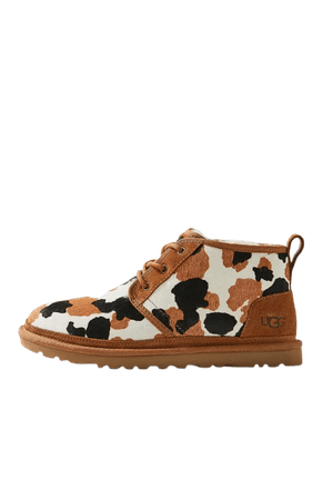 UGG Neumel Cow Print Chukka Boot | Urban Outfitters
