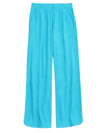 OFFLINE By Aerie Summer Lights Terry Smiley® Wide Leg Pant