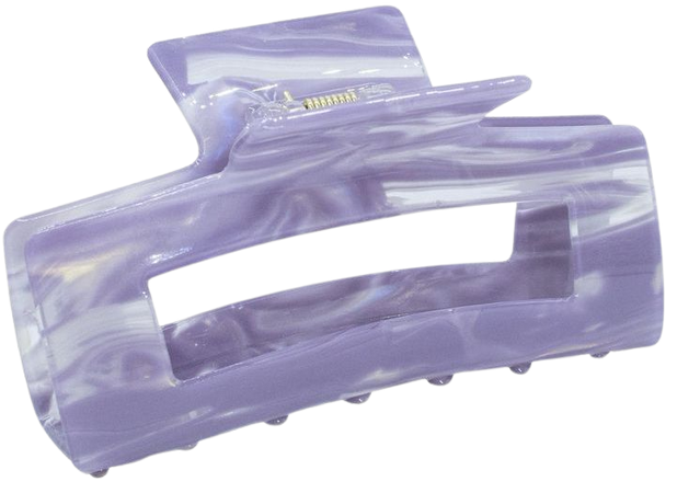 Hair clip purple