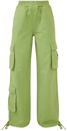 Green Cargo Jogger Jeans | Denim | PrettyLittleThing USA