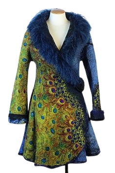 peacock coat