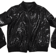 black sparkly bomber jacket - Google Search