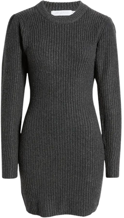 All in Favor Long Sleeve Ribbed Sweater Dress | Nordstrom