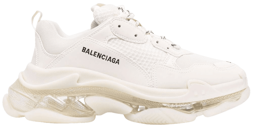 Balenciaga Triple S Sneakers Med Transparent Sula - Farfetch