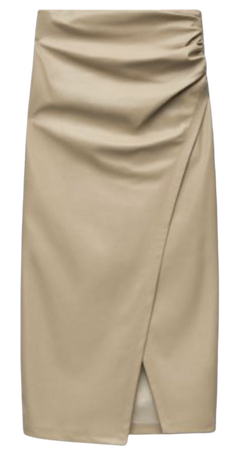 Zara leather skirt