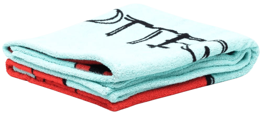 Bottega Veneta car print beach towel