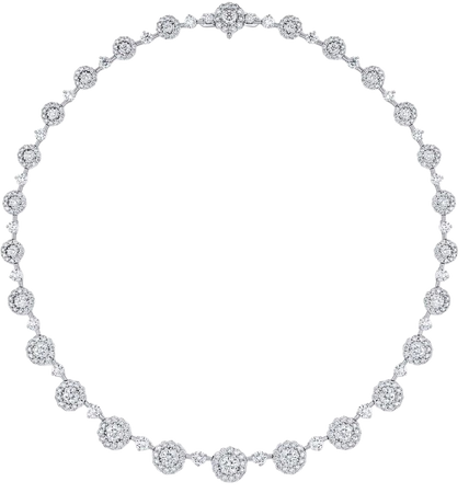 David Morris Collar Elizabeth En Oro Blanco De 18kt Con Diamantes - Farfetch