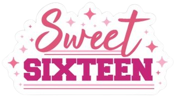 'Sweet Sixteen - 16 Years - 16th Birthday' Sticker | Spreadshirt