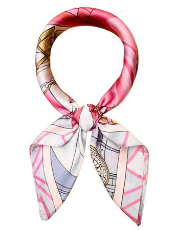 scarf light pink