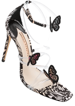 Shop Sophia Webster Riva 120mm butterfly sandals with Express Delivery - FARFETCH