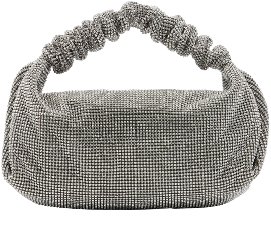 Scrunchie Crystal-Embellished Mesh Mini Bag By Alexander Wang | Moda Operandi