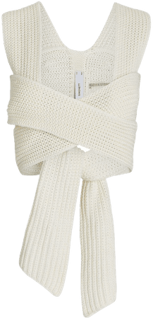 Simonett Nanu Knit Cotton Wrap Top | INTERMIX®