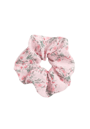 Primroses and Pleasantries Scrunchie Pink Floral | ModCloth