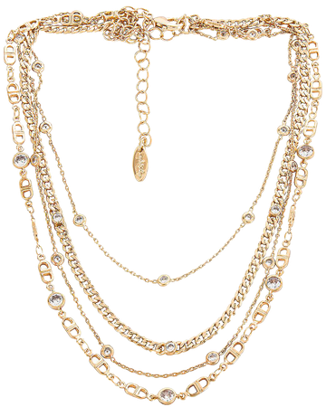 Ettika Layered Necklace in Gold | REVOLVE