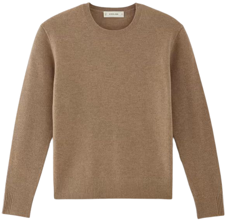 The Cashmere Classic Crew Sweater Heathered Brown – Everlane