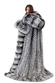 floor length fur coat