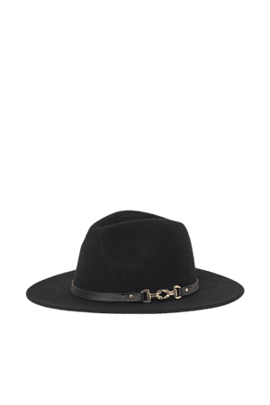 Felted Wool Hat - Black