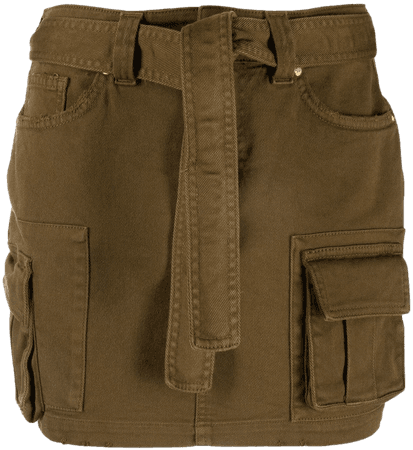 Blumarine Fitted Cargo Skirt - Farfetch