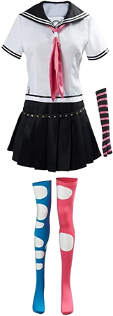 Amazon.com: HANG SHANG Danganronpa Mioda Ibuki Cosplay Costume High School Uniform Outfit (M, GENG): Clothing