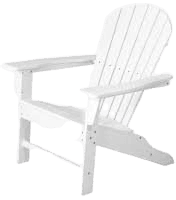 white beach chair