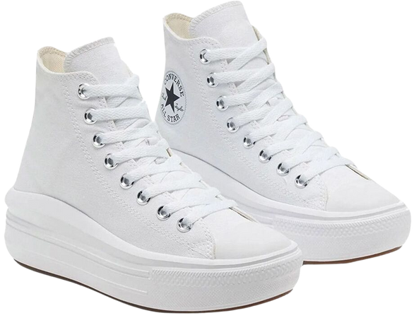 Chuck Taylor All Star Move Platform High Tops in White