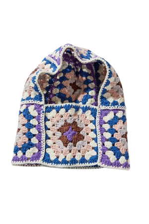 Damson Madder Crochet Balaclava | Urban Outfitters
