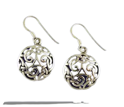 earrings celtic shield
