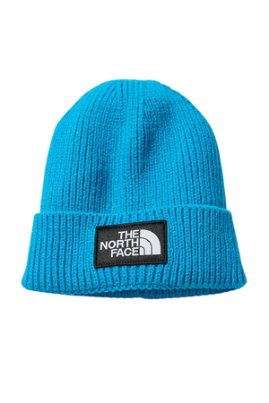 The North Face TNF Logo Box Cuffed Beanie | Urban Outfitters