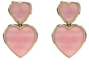 Retrouvai Opal Heart Earrings