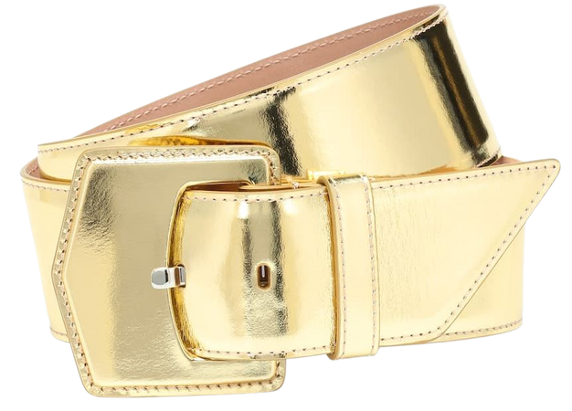 Alaïa Metallic leather belt