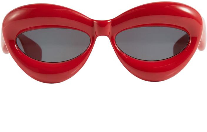 Inflated cat-eye sunglasses in red - Loewe | Mytheresa