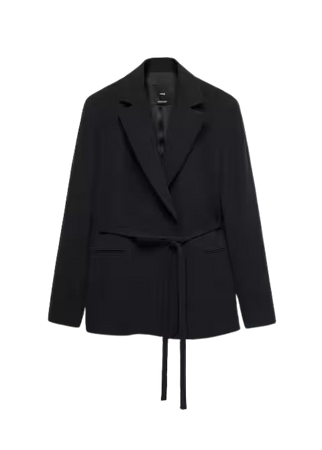 Belt suit blazer - Women | Mango USA
