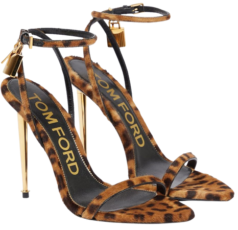 Tom Ford - Padlock calf hair sandals | Mytheresa