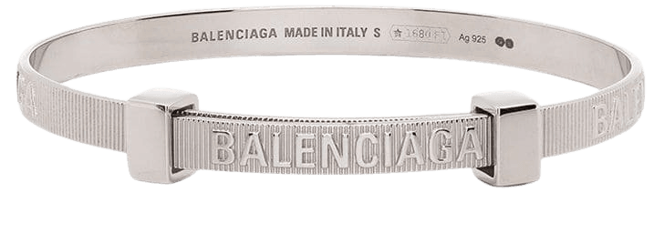 Shop Balenciaga force striped bracelet with Express Delivery - FARFETCH