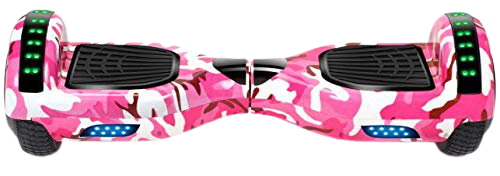 Amazon.com: UNI-SUN Fun Series Hoverboard for Kids, 6.5" Self Balancing Hoverboard with Bluetooth and LED Lights, Bluetooth Hover Board, Camo Pink: Sports & Outdoors