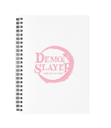 "Demon Slayer [pink]" Spiral Notebook by MONOII | Redbubble