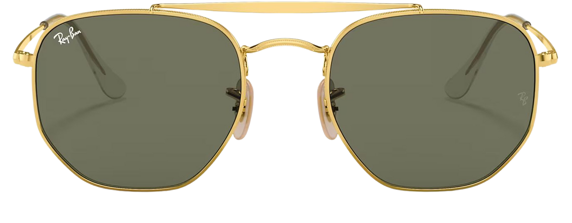 Marshal Sunglasses in Gold and Green - RB3648 | Ray-Ban® US