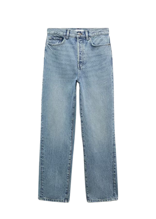 Straight jeans with forward seams - Women | Mango USA